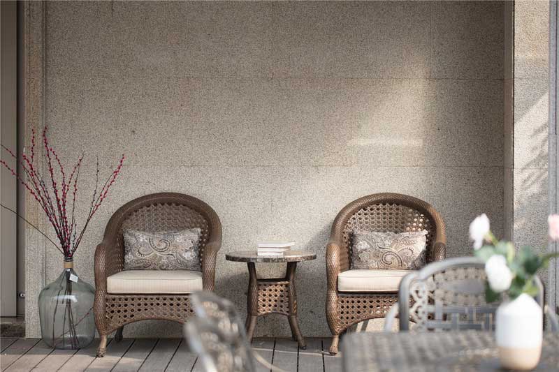 深圳福田金色調(diào)輕奢風(fēng)家庭裝修室外休閑區(qū) 深圳福田金色調(diào)輕奢風(fēng)家庭裝修室外休閑區(qū)