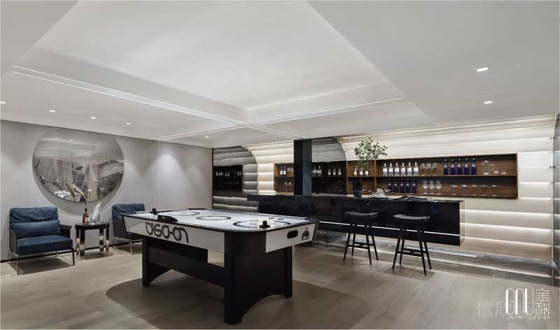 南山區(qū)80平方簡(jiǎn)約家裝裝修吧臺(tái)