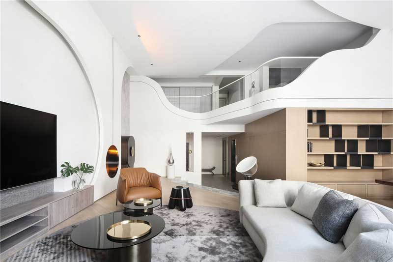 深圳龍華區(qū)現(xiàn)代中式風(fēng)格舊房裝修改造完工后實景圖客廳內(nèi)嵌式裝飾展示柜 深圳龍華區(qū)現(xiàn)代中式風(fēng)格舊房裝修改造完工后實景圖客廳內(nèi)嵌式裝飾展示柜