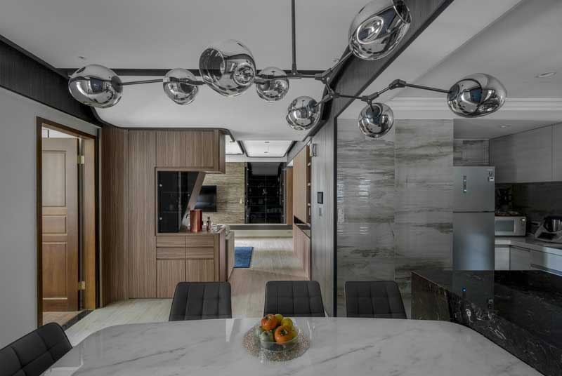 深圳福田下沙港式現(xiàn)代家庭舊房裝修改造餐廳 深圳福田下沙港式現(xiàn)代家庭舊房裝修改造餐廳