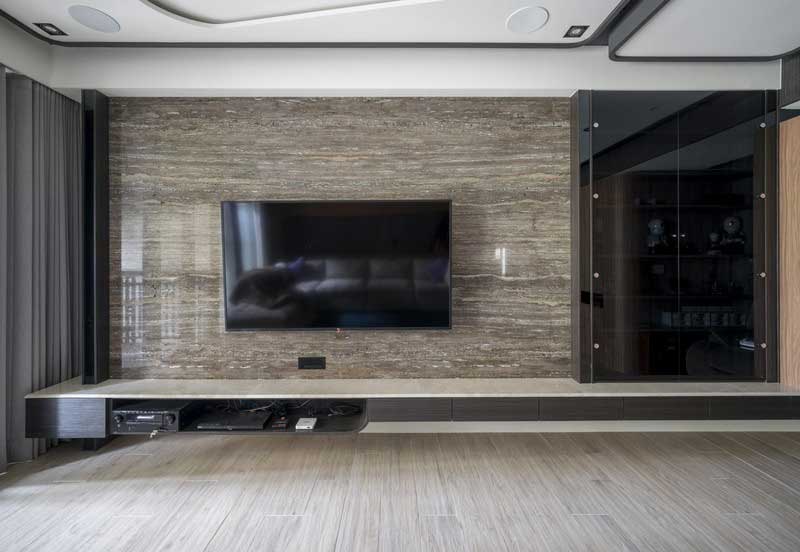 深圳福田下沙港式現(xiàn)代家庭舊房裝修改造客廳電視背景墻 深圳福田下沙港式現(xiàn)代家庭舊房裝修改造客廳電視背景墻