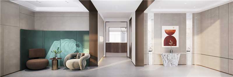 深圳福田區(qū)輕奢新中式住宅裝修施工實景圖廊廳 深圳福田區(qū)輕奢新中式住宅裝修施工實景圖廊廳