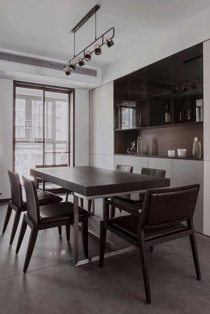 深圳福田區(qū)筆架山極簡(jiǎn)風(fēng)新房裝修設(shè)計(jì)案例餐廳 深圳福田區(qū)筆架山極簡(jiǎn)風(fēng)新房裝修設(shè)計(jì)案例餐廳