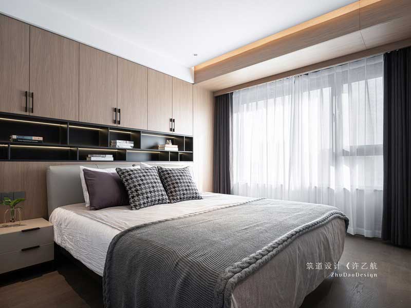 深圳龍華區(qū)觀瀾家居裝修實(shí)景拍攝主臥