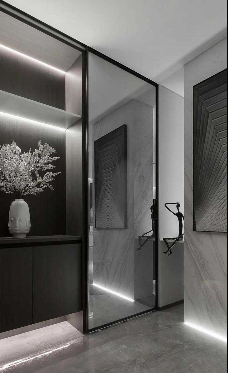 深圳鹽田極簡風(fēng)格家庭住宅裝修設(shè)計客廳綠植盆景 深圳鹽田極簡風(fēng)格家庭住宅裝修設(shè)計客廳綠植盆景