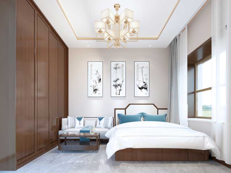 深圳南山區(qū)新中式家庭新房裝修工程施工方案長輩房 深圳南山區(qū)新中式家庭新房裝修工程施工方案長輩房