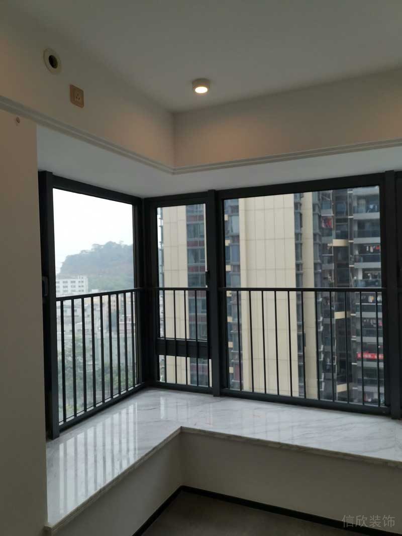 深圳鹽田現(xiàn)代美式精裝房裝修設(shè)計(jì)次臥原況圖