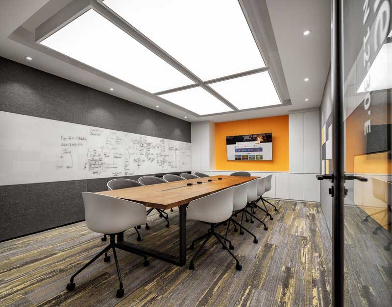 小會議格子軟膜天花吊頂設(shè)計(jì)圖