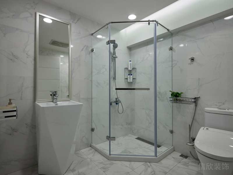 深圳南山西麗暖色調(diào)美式極簡家裝裝修衛(wèi)浴空間 深圳南山西麗暖色調(diào)美式極簡家裝裝修衛(wèi)浴空間