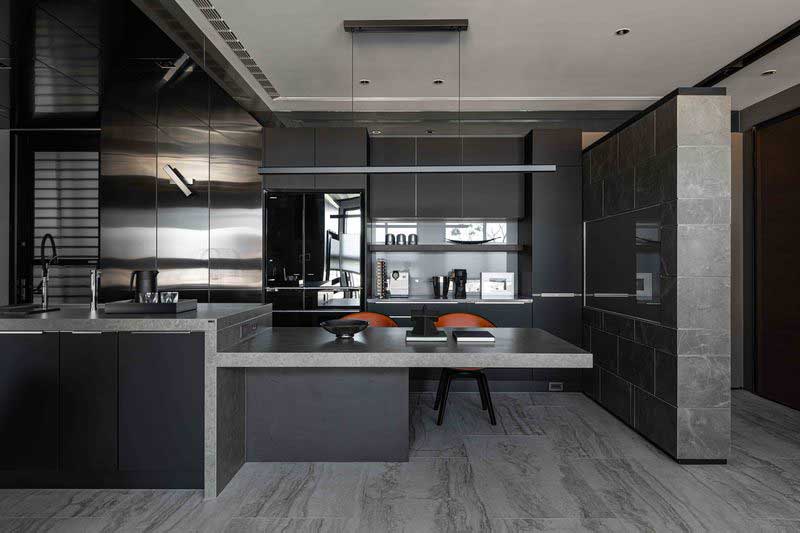 深圳福田區(qū)簡約美式家庭新房裝修設(shè)計(jì)案例中島臺(tái) 深圳福田區(qū)簡約美式家庭新房裝修設(shè)計(jì)案例中島臺(tái)