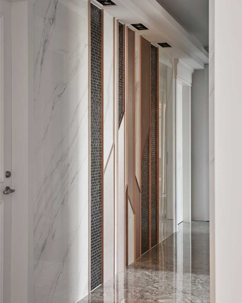 深圳寶安區(qū)暖色調(diào)輕奢風(fēng)格家裝裝修過道 深圳寶安區(qū)暖色調(diào)輕奢風(fēng)格家裝裝修過道