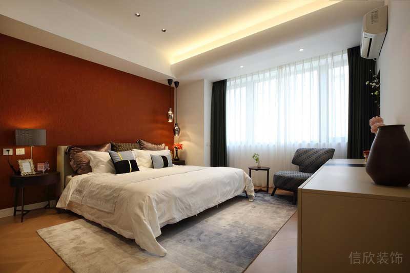 深圳羅湖區(qū)現(xiàn)代輕奢風(fēng)200平方家庭住房裝修次臥 深圳羅湖區(qū)現(xiàn)代輕奢風(fēng)200平方家庭住房裝修次臥