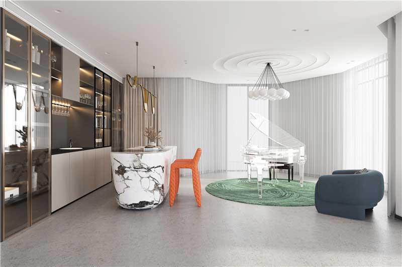 深圳福田區(qū)輕奢新中式住宅裝修施工實景圖文藝休閑區(qū) 深圳福田區(qū)輕奢新中式住宅裝修施工實景圖文藝休閑區(qū)