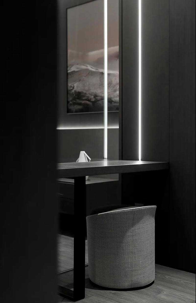 深圳鹽田極簡風(fēng)格家庭住宅裝修設(shè)計單椅 深圳鹽田極簡風(fēng)格家庭住宅裝修設(shè)計單椅