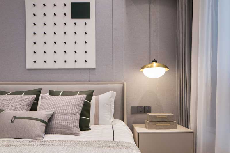 深圳鹽田現(xiàn)代輕奢家居裝修設(shè)計次臥 深圳鹽田現(xiàn)代輕奢家居裝修設(shè)計次臥