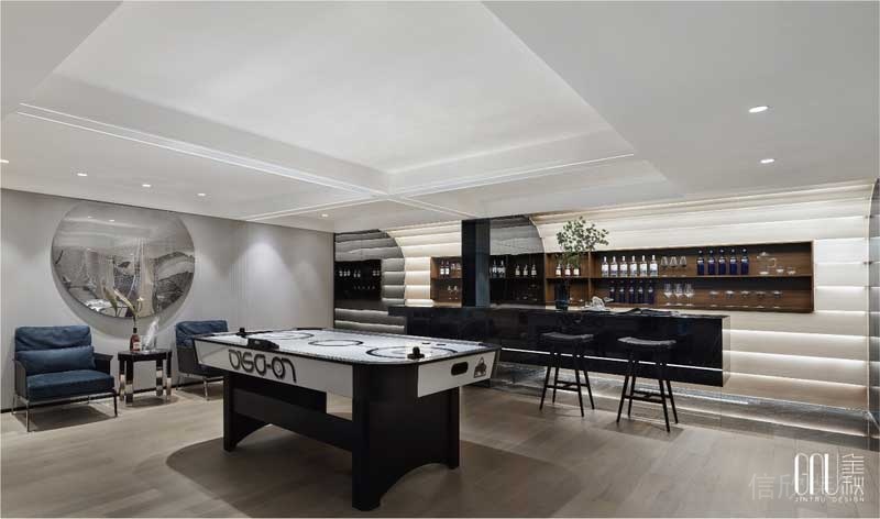 南山區(qū)80平方簡(jiǎn)約家裝裝修吧臺(tái)