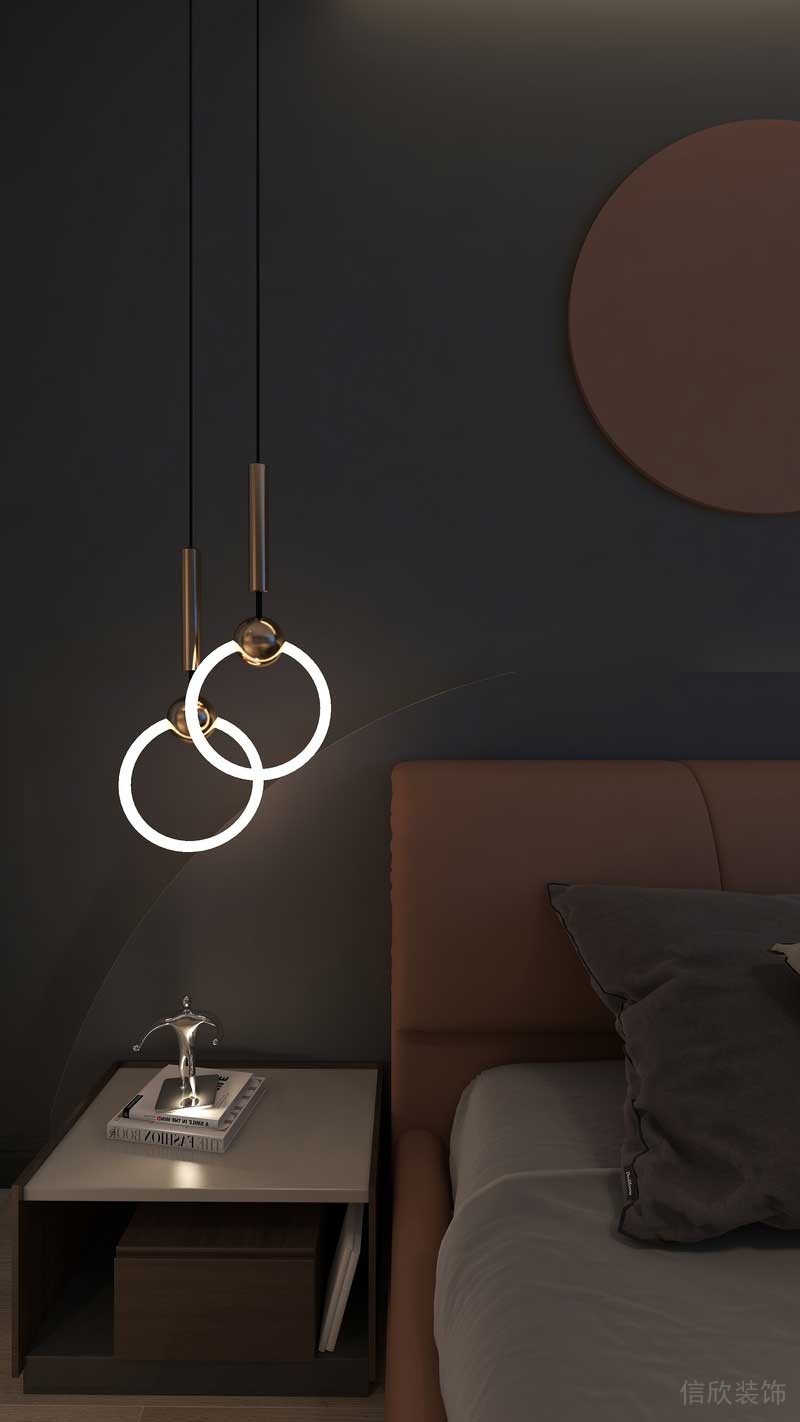 深圳羅湖區(qū)后現(xiàn)代家庭住房裝修設(shè)計方案軟裝陳設(shè)細(xì)節(jié)