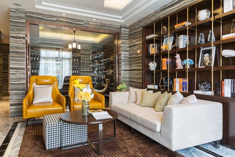 深圳龍華觀瀾現(xiàn)代輕奢家庭別墅裝飾設(shè)計(jì)休閑接待區(qū) 深圳龍華觀瀾現(xiàn)代輕奢家庭別墅裝飾設(shè)計(jì)休閑接待區(qū)