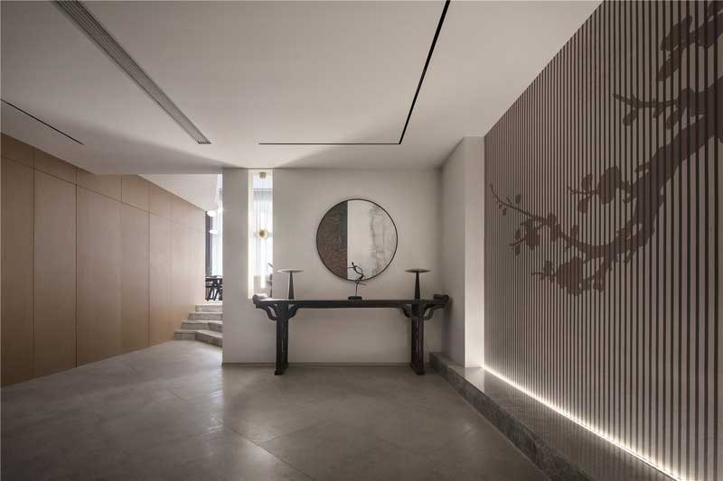 深圳龍華區(qū)現(xiàn)代中式風(fēng)格舊房裝修改造完工后實景圖玄關(guān) 深圳龍華區(qū)現(xiàn)代中式風(fēng)格舊房裝修改造完工后實景圖玄關(guān)