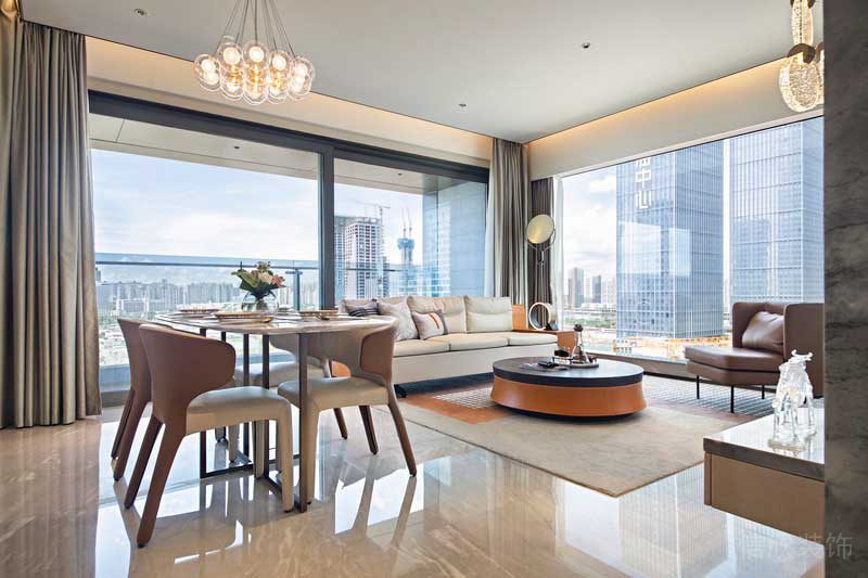 深圳龍崗區(qū)現(xiàn)代風(fēng)高檔家庭裝修工程案例客餐廳 深圳龍崗區(qū)現(xiàn)代風(fēng)高檔家庭裝修工程案例客餐廳