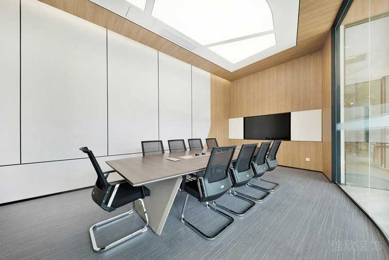深圳龍華現(xiàn)代風(fēng)格大型辦公室裝修設(shè)計會議室 深圳龍華現(xiàn)代風(fēng)格大型辦公室裝修設(shè)計會議室