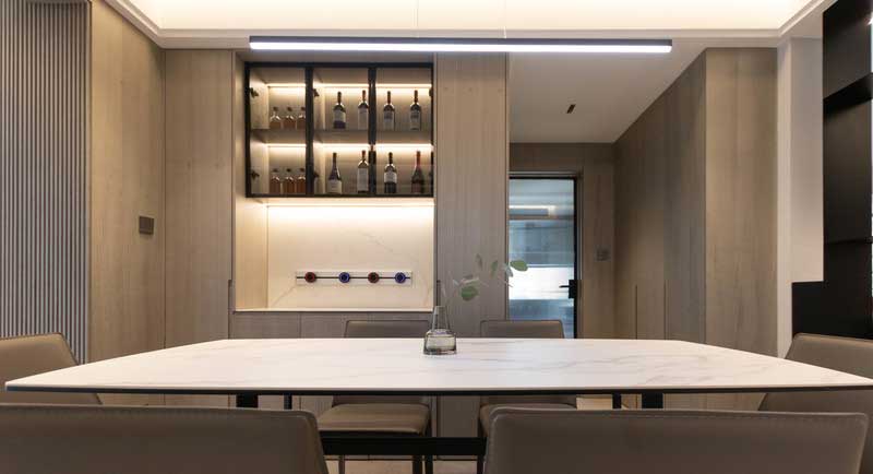 深圳羅湖區(qū)現(xiàn)代簡(jiǎn)約家庭新房裝修餐柜 深圳羅湖區(qū)現(xiàn)代簡(jiǎn)約家庭新房裝修餐柜