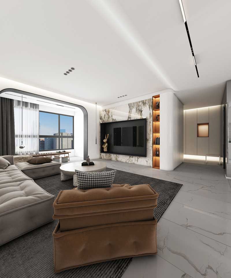 深圳碧桂園現(xiàn)代風(fēng)格樣板間裝修設(shè)計(jì)客廳電視背景墻 深圳碧桂園現(xiàn)代風(fēng)格樣板間裝修設(shè)計(jì)客廳電視背景墻