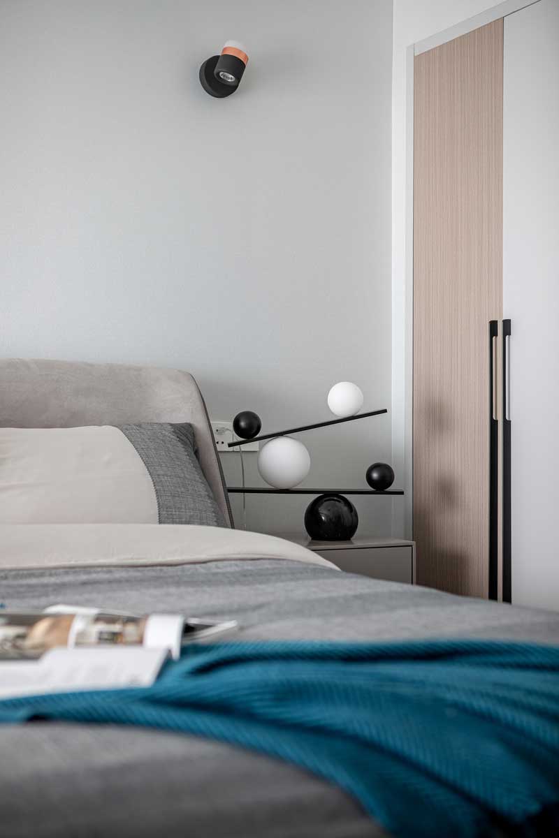 深圳羅湖區(qū)現(xiàn)代輕奢風(fēng)家居裝修設(shè)計次臥床品 深圳羅湖區(qū)現(xiàn)代輕奢風(fēng)家居裝修設(shè)計次臥床品