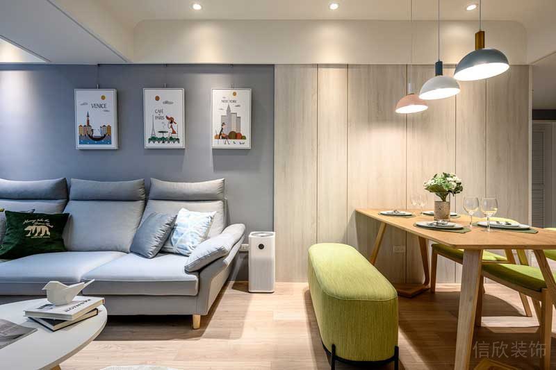 深圳鹽田區(qū)沙頭角北歐風(fēng)格舊房翻新改造裝修客餐廳 深圳鹽田區(qū)沙頭角北歐風(fēng)格舊房翻新改造裝修客餐廳