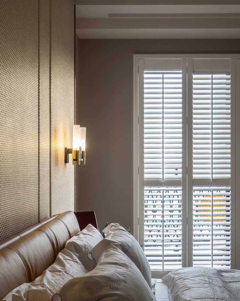 深圳寶安區(qū)暖色調(diào)輕奢風(fēng)格家裝裝修主臥睡床 深圳寶安區(qū)暖色調(diào)輕奢風(fēng)格家裝裝修主臥睡床