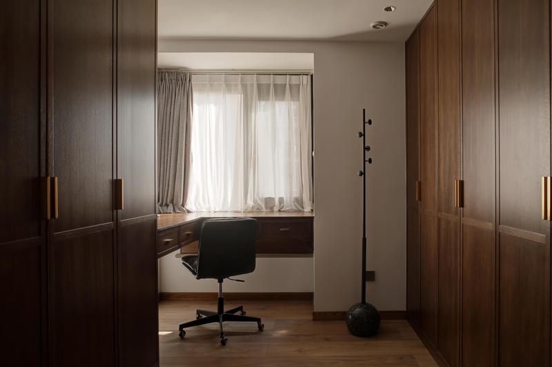 深圳龍崗區(qū)美式復(fù)古風(fēng)家裝裝修實景圖主臥書房 深圳龍崗區(qū)美式復(fù)古風(fēng)家裝裝修實景圖主臥書房