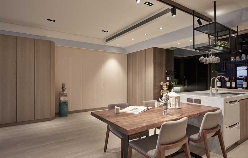 深圳福田區(qū)梅林北歐風(fēng)格家庭裝修工程餐廳 深圳福田區(qū)梅林北歐風(fēng)格家庭裝修工程餐廳