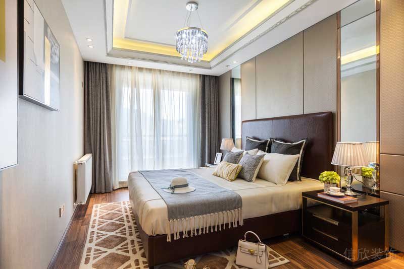 深圳龍華觀瀾現(xiàn)代輕奢家庭別墅裝飾設(shè)計(jì)次臥 深圳龍華觀瀾現(xiàn)代輕奢家庭別墅裝飾設(shè)計(jì)次臥