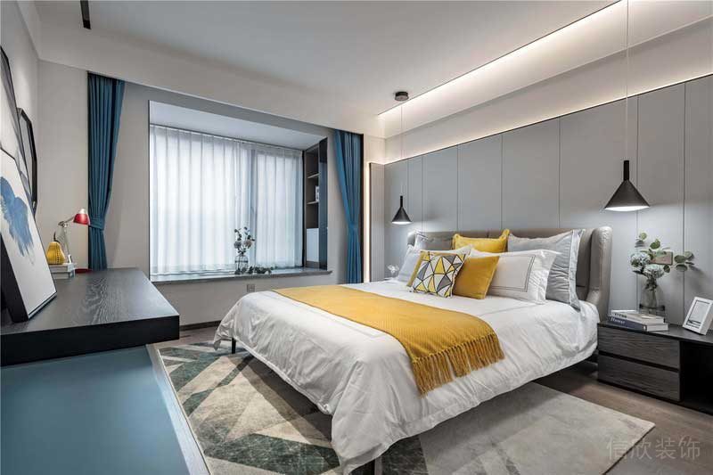 深圳羅湖區(qū)蓮塘現(xiàn)代簡約風(fēng)格家居裝修主臥 深圳羅湖區(qū)蓮塘現(xiàn)代簡約風(fēng)格家居裝修主臥