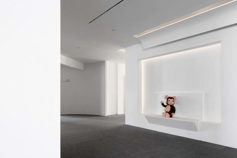 深圳龍華大浪極簡風(fēng)格辦公室裝修走廊藝術(shù)模型 深圳龍華大浪極簡風(fēng)格辦公室裝修走廊藝術(shù)模型