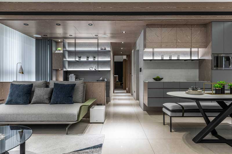 深圳福田區(qū)現(xiàn)代風(fēng)格家庭新房裝修工程案例客餐廳家具 深圳福田區(qū)現(xiàn)代風(fēng)格家庭新房裝修工程案例客餐廳家具