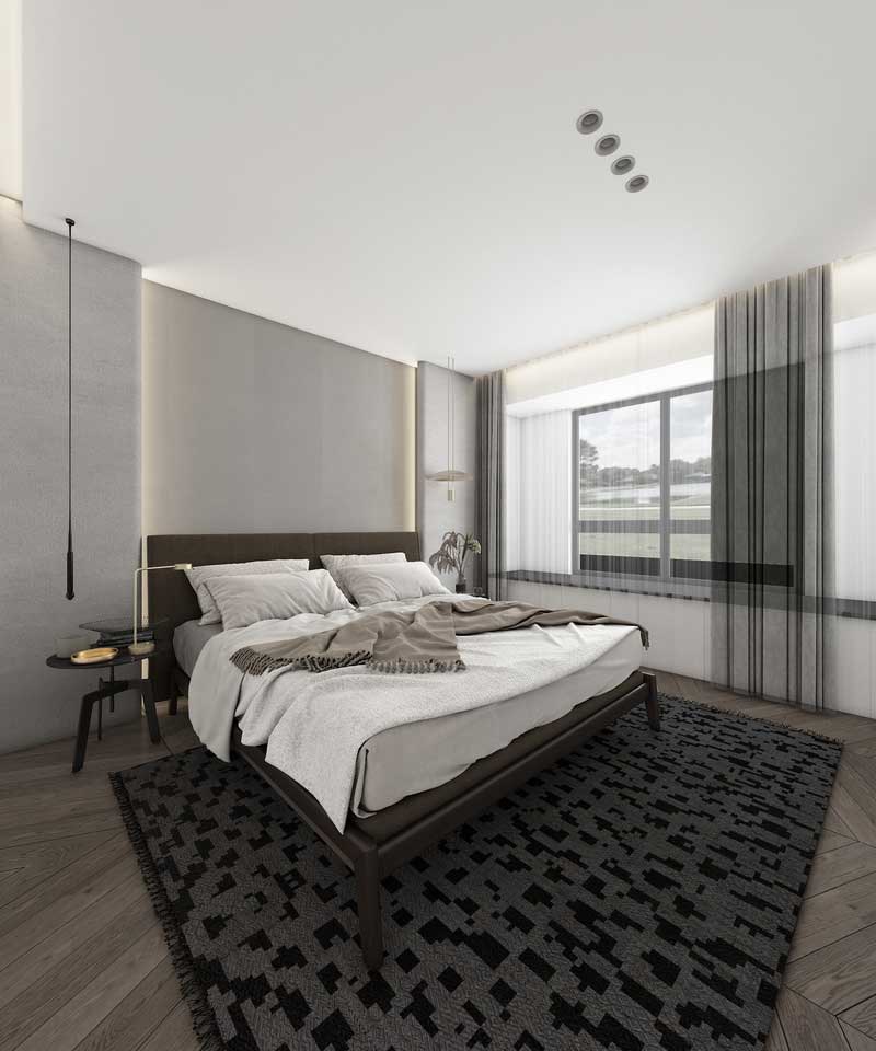 深圳碧桂園現(xiàn)代風(fēng)格樣板間裝修設(shè)計(jì)主人房 深圳碧桂園現(xiàn)代風(fēng)格樣板間裝修設(shè)計(jì)主人房