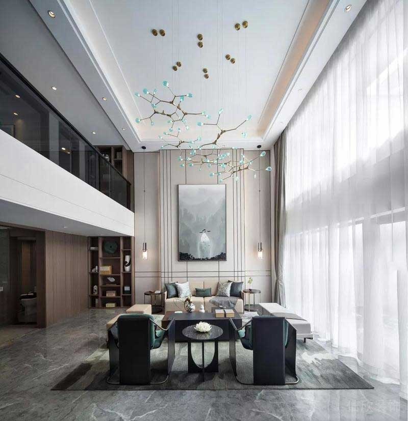 深圳龍崗碧桂園輕奢新中式復式小戶型樣板間設計材料質感 深圳龍崗碧桂園輕奢新中式復式小戶型樣板間設計材料質感