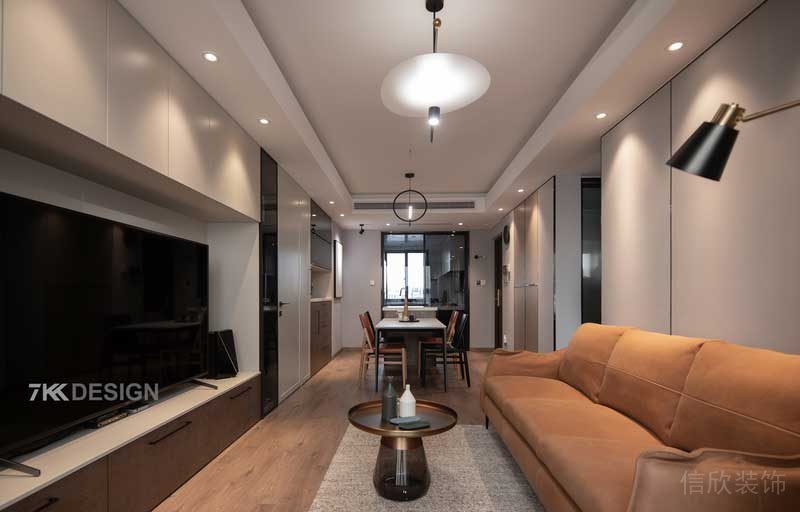 深圳福田區(qū)現(xiàn)代風(fēng)格小戶(hù)型精裝修客餐廳家具組合 深圳福田區(qū)現(xiàn)代風(fēng)格小戶(hù)型精裝修客餐廳家具組合