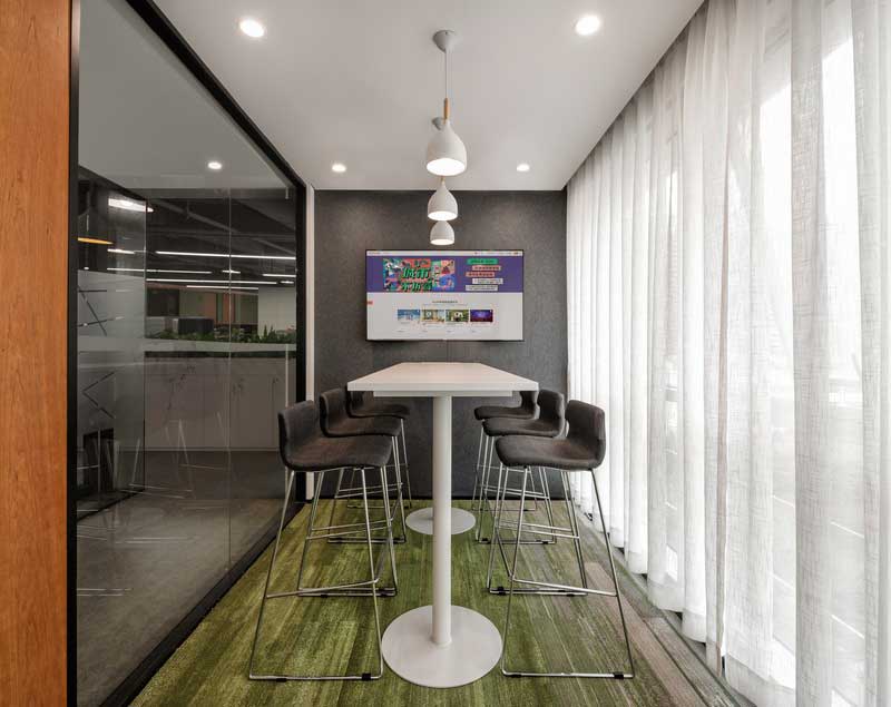 陽臺改造的員工茶水間效果圖