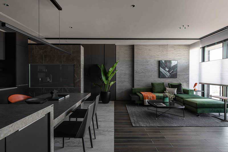 深圳福田區(qū)簡約美式家庭新房裝修設(shè)計(jì)案例客餐廳 深圳福田區(qū)簡約美式家庭新房裝修設(shè)計(jì)案例客餐廳