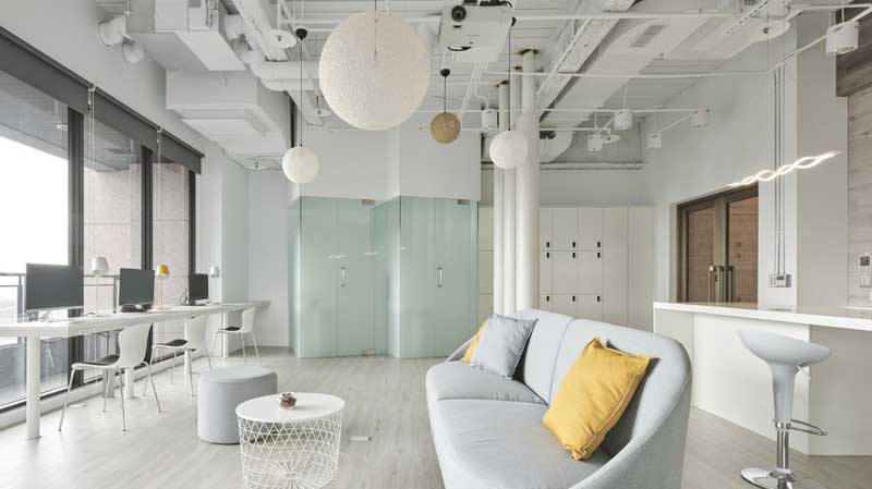 深圳寶安區(qū)淺色系簡約風(fēng)格辦公室裝修公共工作臺 深圳寶安區(qū)淺色系簡約風(fēng)格辦公室裝修公共工作臺