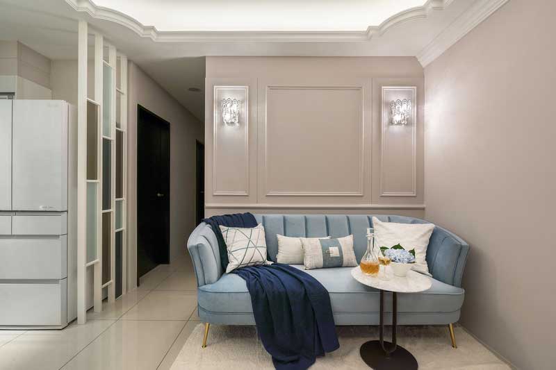 深圳鹽田區(qū)簡(jiǎn)歐風(fēng)格家居住房裝修設(shè)計(jì)客廳白卡蘭沙發(fā) 深圳鹽田區(qū)簡(jiǎn)歐風(fēng)格家居住房裝修設(shè)計(jì)客廳白卡蘭沙發(fā)