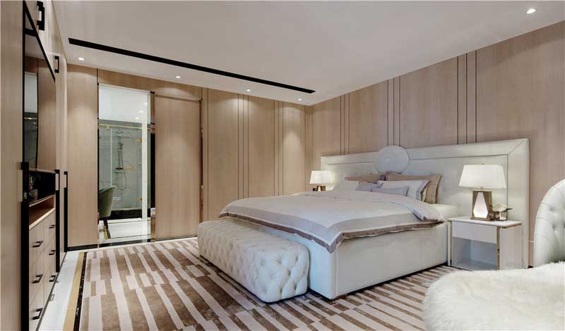 深圳鹽田區(qū)輕奢風格舊房裝修施工案例主臥 深圳鹽田區(qū)輕奢風格舊房裝修施工案例主臥