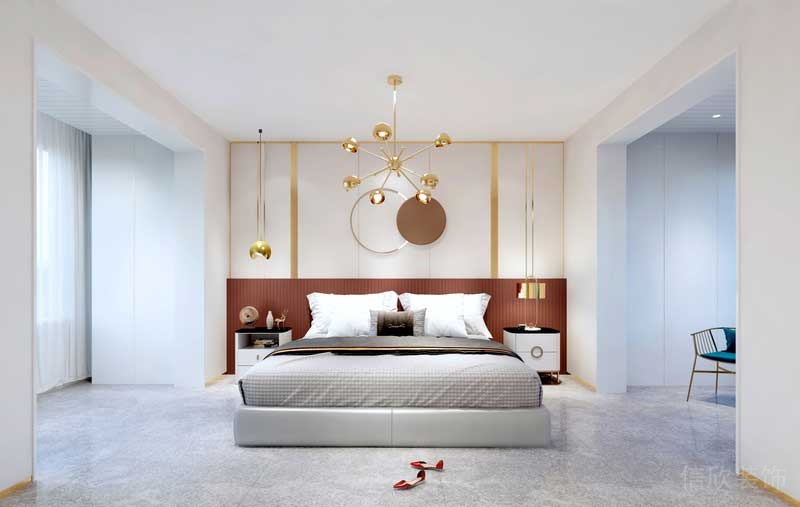 深圳福田區(qū)輕奢風(fēng)格家庭三居室裝修設(shè)計(jì)主臥 深圳福田區(qū)輕奢風(fēng)格家庭三居室裝修設(shè)計(jì)主臥