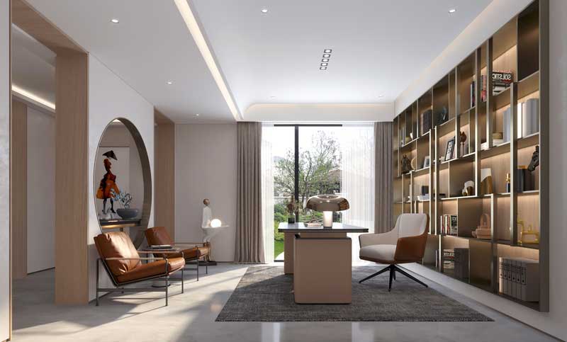 深圳南山區(qū)西麗輕奢新中式舊房三居室裝修書(shū)房 深圳南山區(qū)西麗輕奢新中式舊房三居室裝修書(shū)房