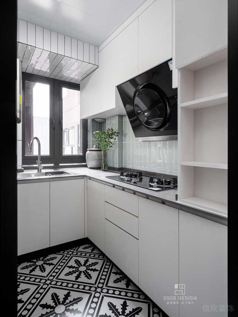 深圳羅湖區(qū)極簡家裝裝修設計餐廳廚房