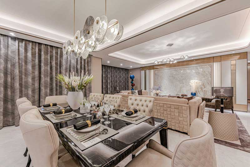 深圳龍崗區(qū)橫崗輕奢風(fēng)格新房裝修工程餐桌餐椅 深圳龍崗區(qū)橫崗輕奢風(fēng)格新房裝修工程餐桌餐椅