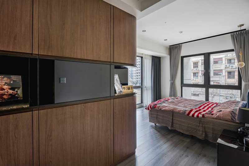 深圳福田下沙港式現(xiàn)代家庭舊房裝修改造主臥 深圳福田下沙港式現(xiàn)代家庭舊房裝修改造主臥