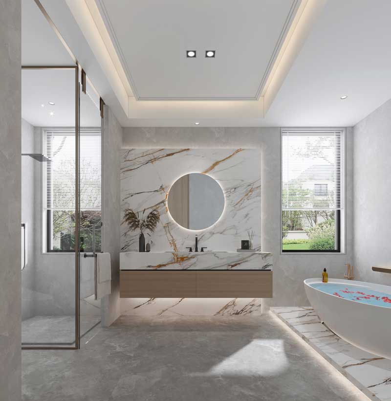 深圳南山區(qū)西麗輕奢新中式舊房三居室裝修主衛(wèi) 深圳南山區(qū)西麗輕奢新中式舊房三居室裝修主衛(wèi)